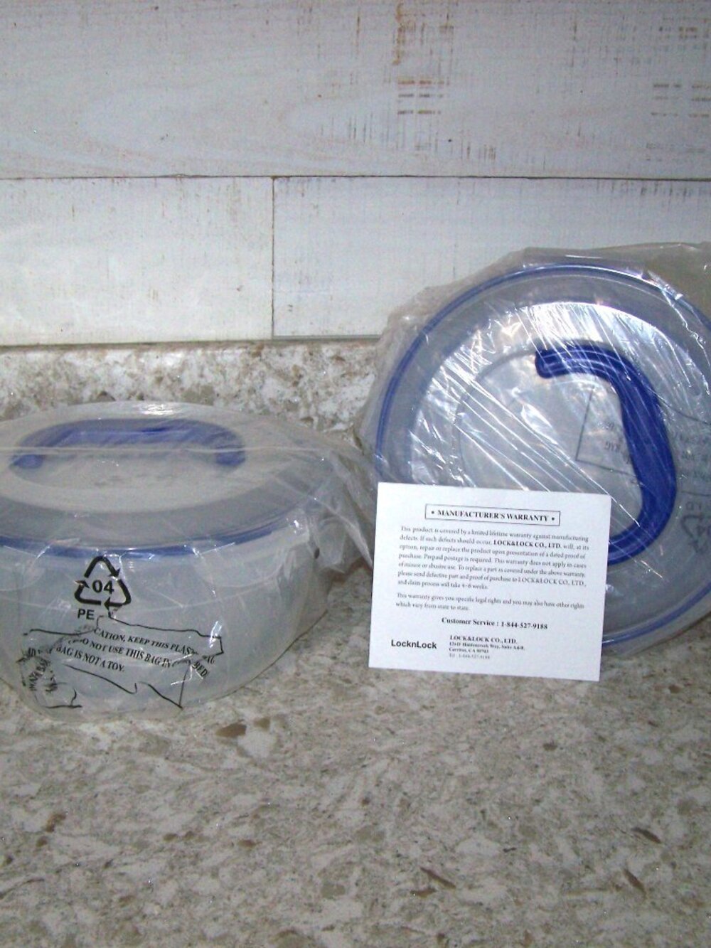 LocknLock 14-Piece Nestable Bowl Storage Set w/Handle Lids